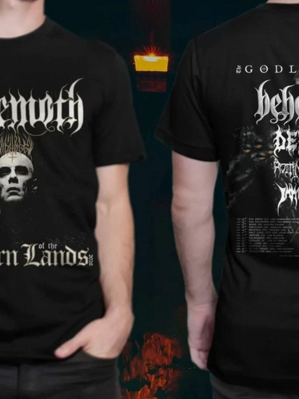 New Behemoth Band Tour 2026 Schedule Dates T-Shirt